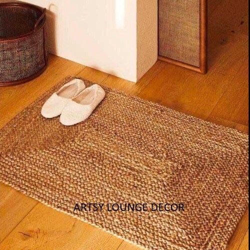 Jute Doormat / Kitchen Mat / Closing Gift / Mat / Bath Etsy