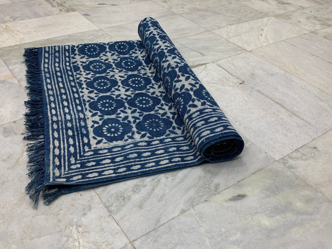 8x8 Square Rug Handmade Rug Indian Rug Outdoor / Indoor / Etsy