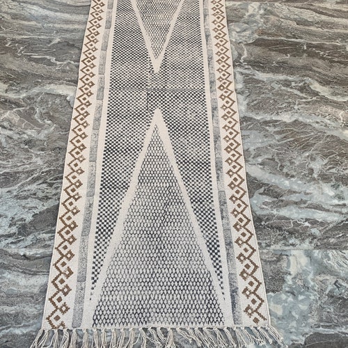 2x6 Indian Handmade Runner Rug Hand Block Print Rug Kilim Etsy