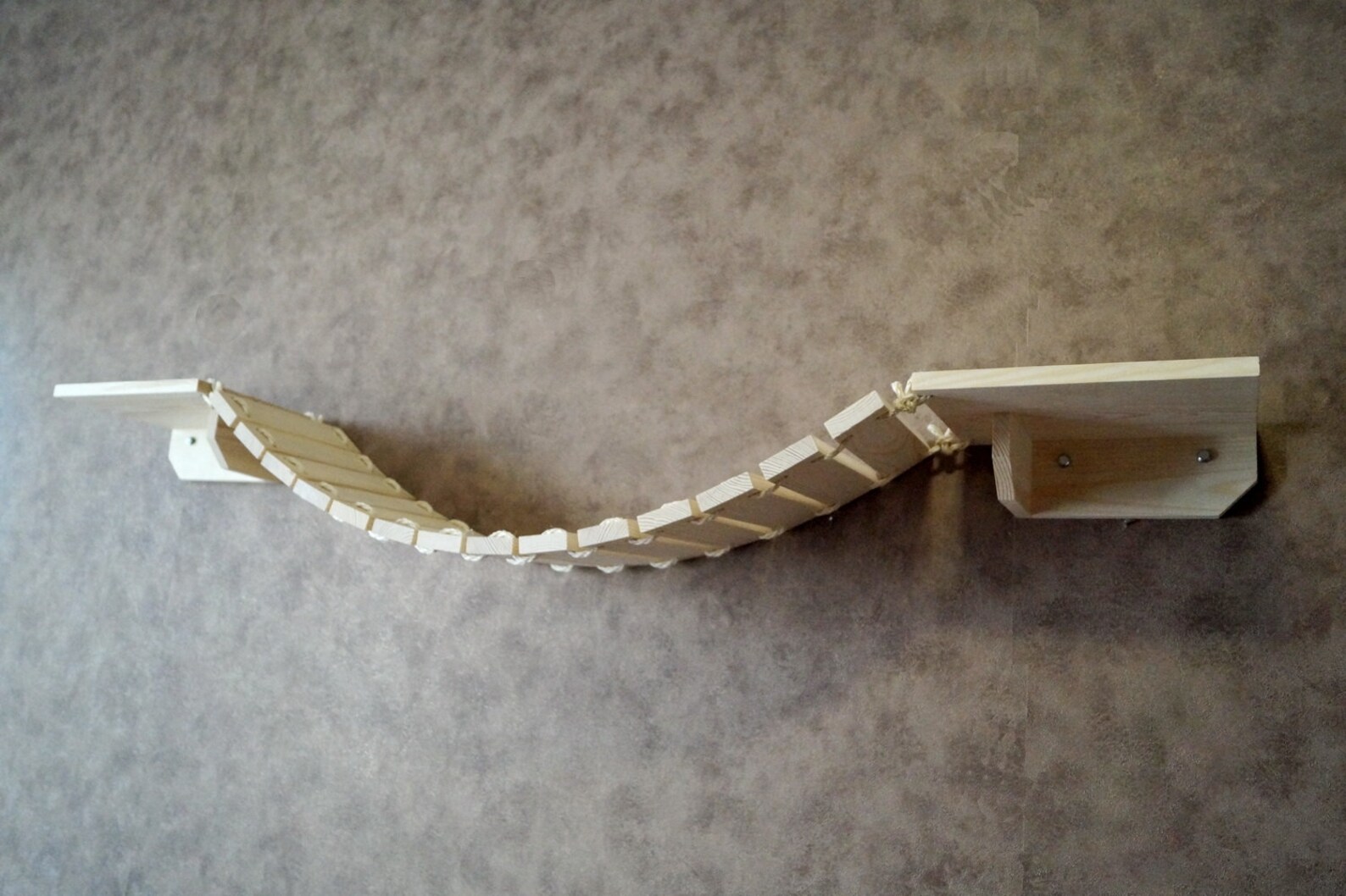 Wall mounted cat bridge from natural wood with Cat wall Etsy