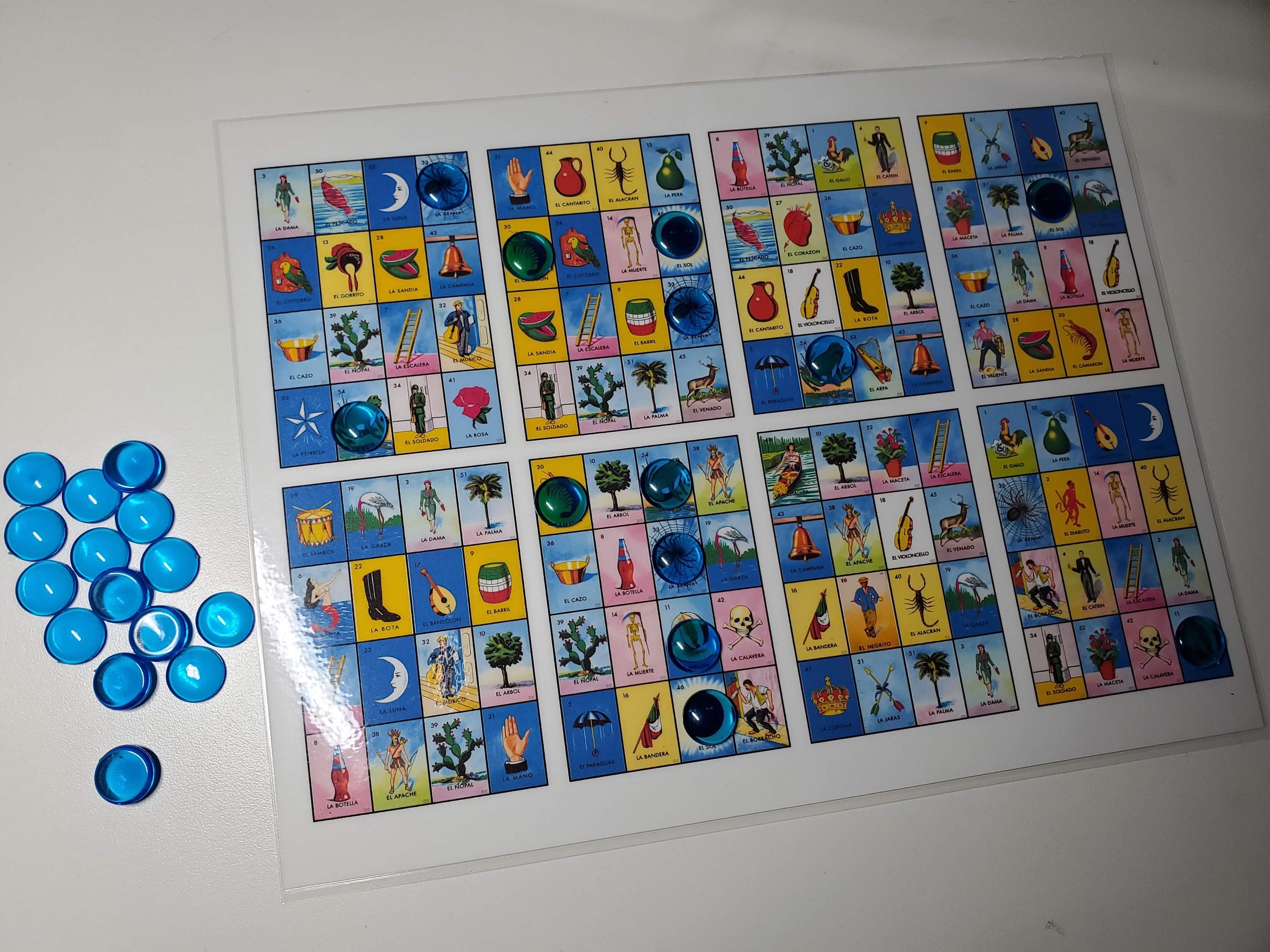 Single Laminated Loteria Playing Cards Etsy