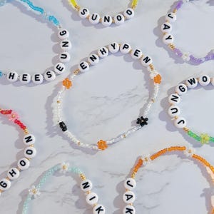 enhypen member bracelets
