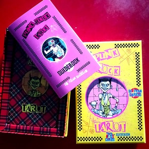 PUNK rock tarot deck - LUX BOX: 78 cards + guidebook. the arcana description & creative exercises. limited edition for collectors