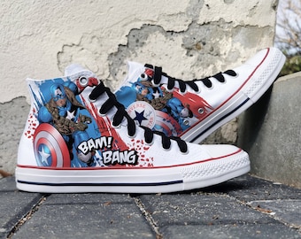 captain america converse