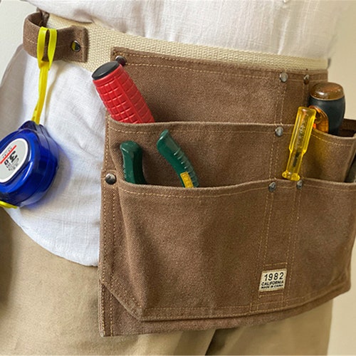 Custom Logo Canvas Tool Bag Personalized Tool Pouch Florist Etsy