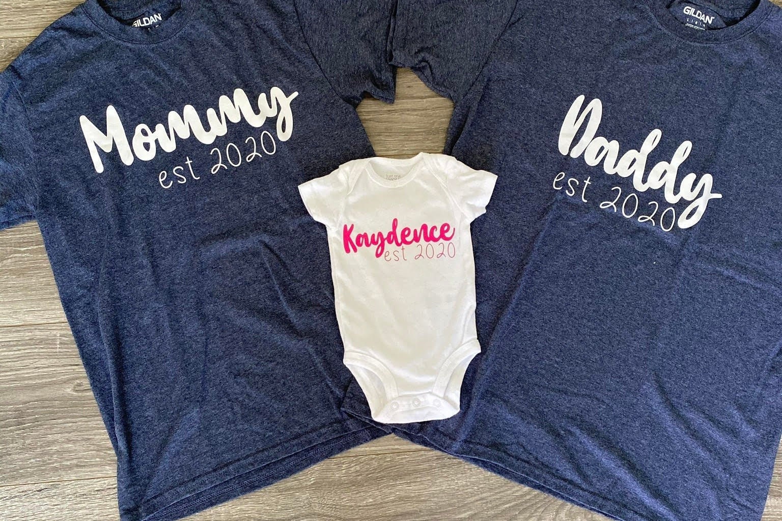 New Parents Mom/dad Shirt Mom and Dad Gift Pregnancy - Etsy