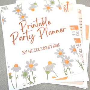 PRINTABLE Party Planner, Party Planning Check list, Digital Party Planner Helper, Busy Mom Party Planning Guide