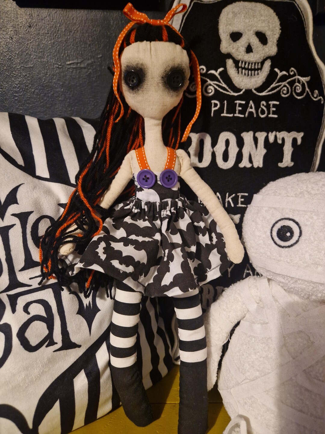 Agatha Gothic Spooky Ragdoll - Etsy