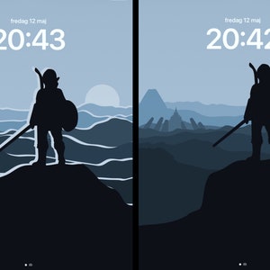 DIGITALER DOWNLOAD, Legend of Zelda Print, iPhone Wallpaper, Gamer Phone Wallpaper, Legend of Zelda Print