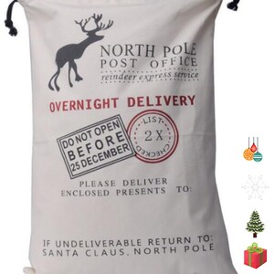 Christmas Santa Sacks Holiday Sacks Christmas Gift Bags