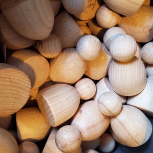 Grosses poupées avec chevilles de 8 cm, créations artisanales, poupée avec chevilles en bois de hêtre, créez la vôtre, fournitures éducatives, narration d&#39;histoires, approche par curiosité
