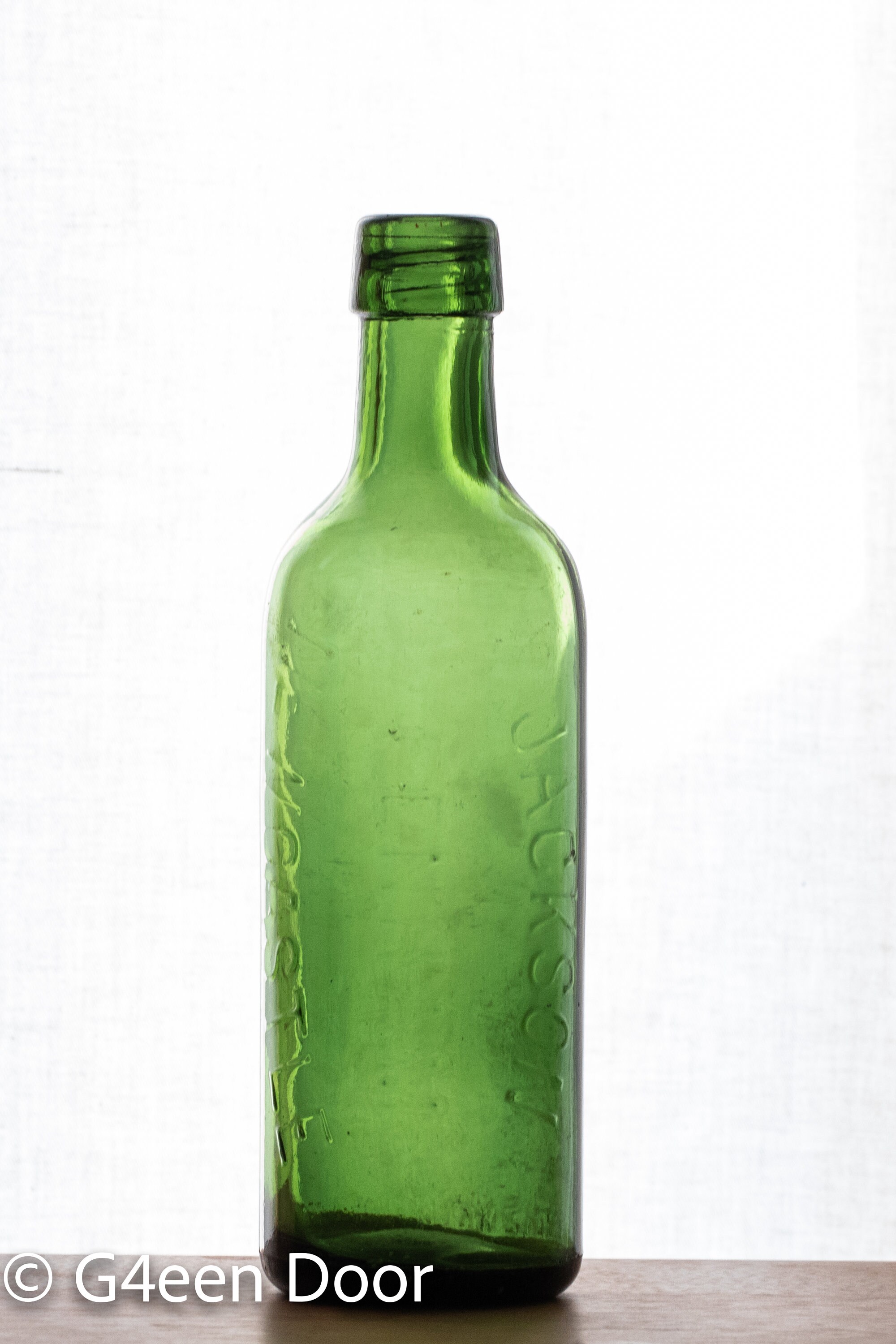 3 Vintage and Antique Green Glass Beer/soda Bottles Etsy UK