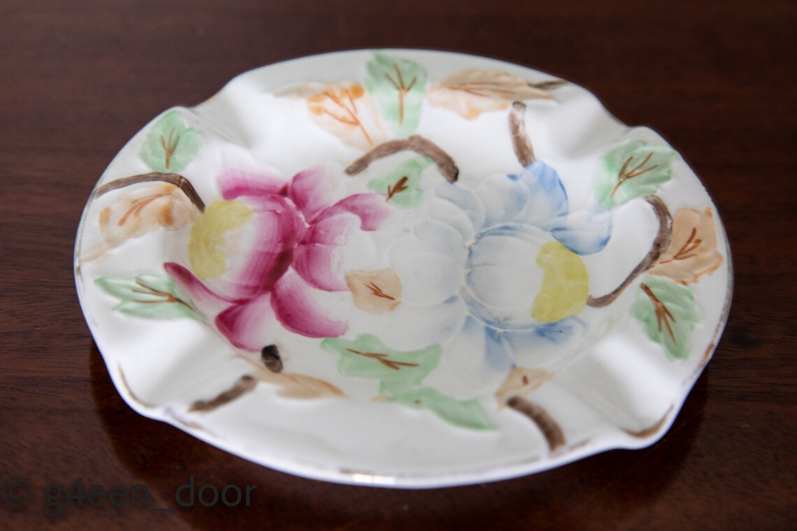 Maling Trinket Dish/Ashtray Vintage Etsy