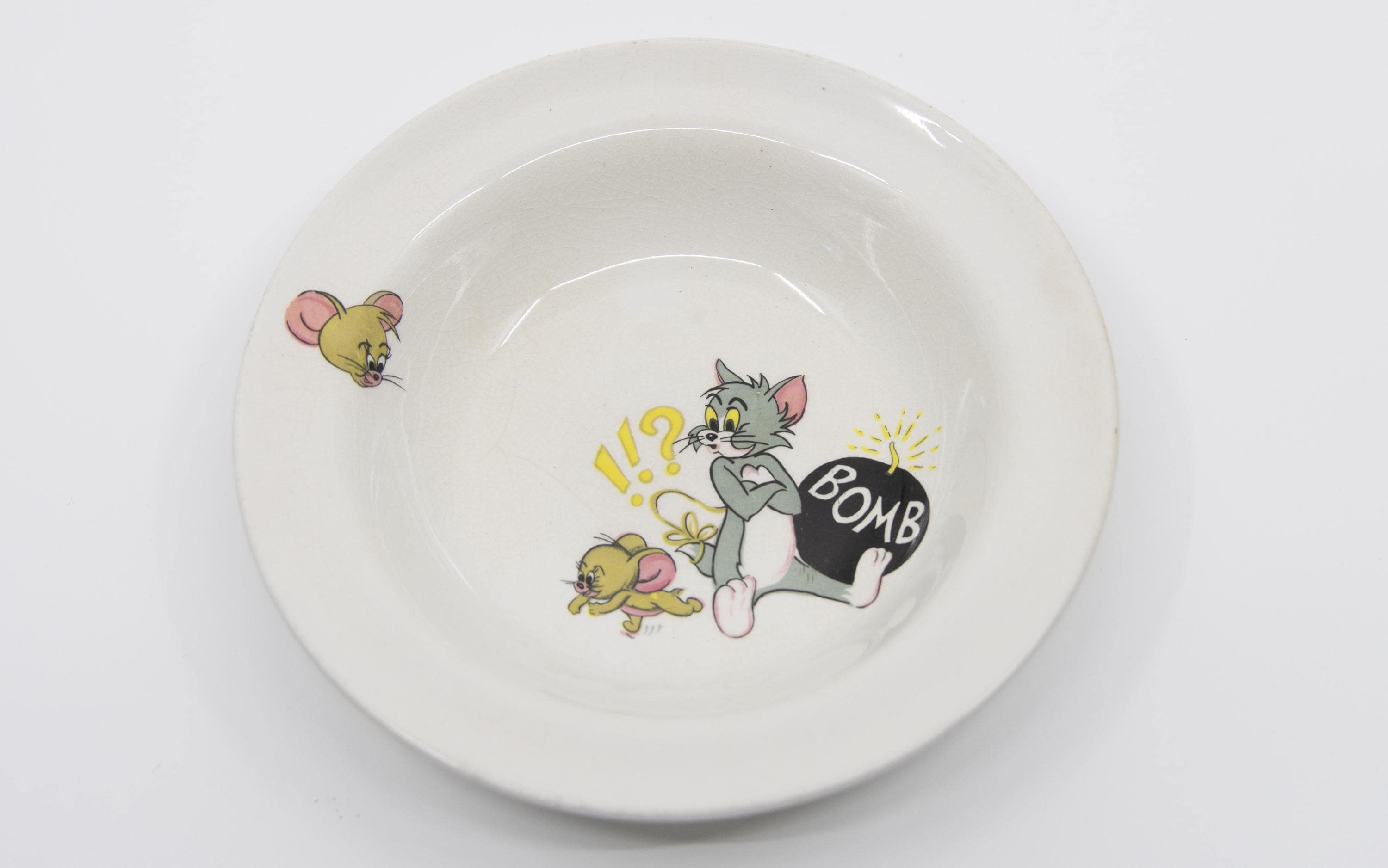 Tom Jerry Plate - Etsy UK