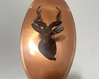 GASTONE LARGE KUDU head Wall Art Sculpture