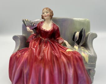 Rare Royal Doulton Sweet & Twenty HN1298 Figurine 1928 Leslie Harradine Vintage Bone China Collectible Porcelain Lady