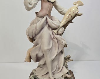 Figurina d'epoca in porcellana di Giuseppe Armani Capodimonte / Scultura d'arte italiana / Firmata G. Armani / Firenze, Italia