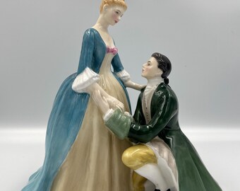 Royal Doulton Figurine titled “ The Suitor “ HN2132, Designed by ( Peggy )