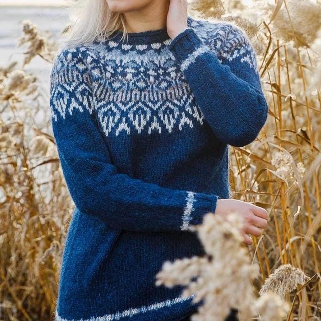 Lettlopi Pullover Handgestrickte Islandpullover Lettlopi Pullover