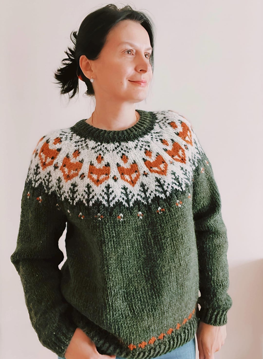 トップス YLEVE European Linen Silk Knit Pullover トップス YLEVE European Linen Silk Knit Pullover V Pullover