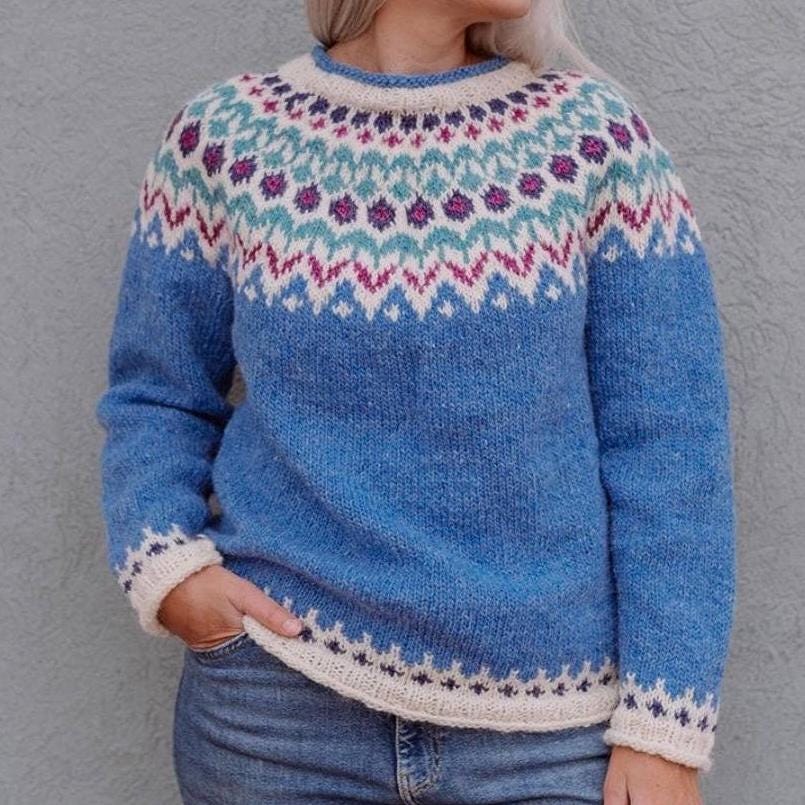 riddari-icelandic-wool-sweater-hand-knit-multi-color-lopapeysa-jumper