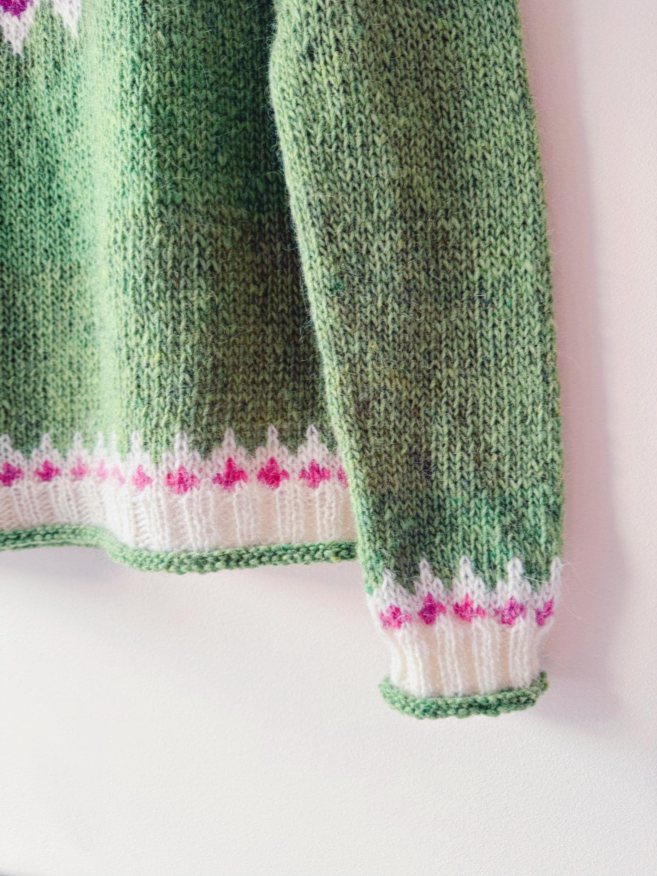 Green Icelandic Wool Sweater~nordic Lopapeysa Sweater Green Icelandic Wool Sweater~nordic Lopapeysa Sweater