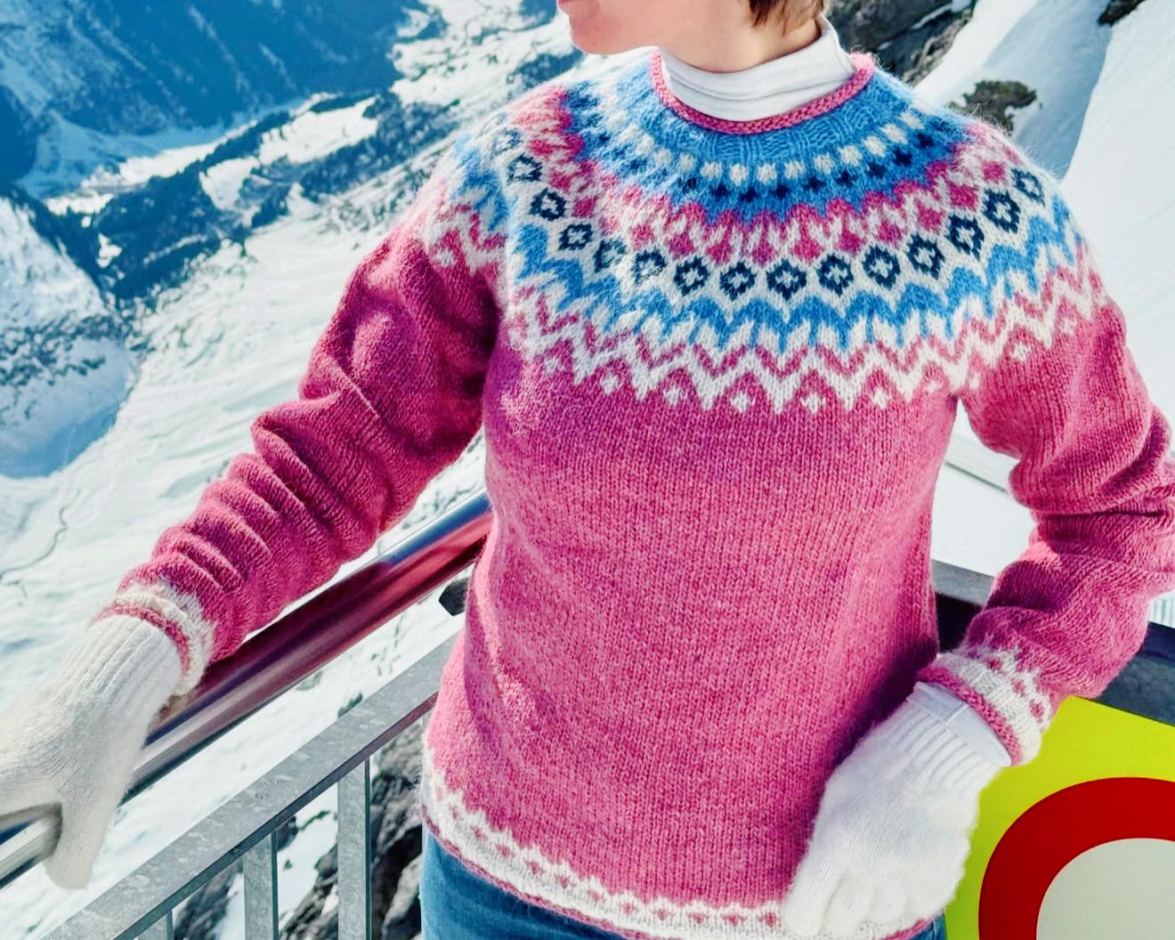 Riddari Icelandic Lettlopi Wool Sweater Hand Knit Nordic Lopapeysa riddari-icelandic-lettlopi-wool-sweater-hand-knit-nordic-lopapeysa