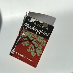 To Kill A Mockingbird 1960 Copy Vintage Book by Harper Lee Collectible Books Banned Books Literature Classics