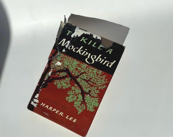 To Kill A Mockingbird 1960 Copy Vintage Book by Harper Lee Collectible Books Banned Books Literature Classics