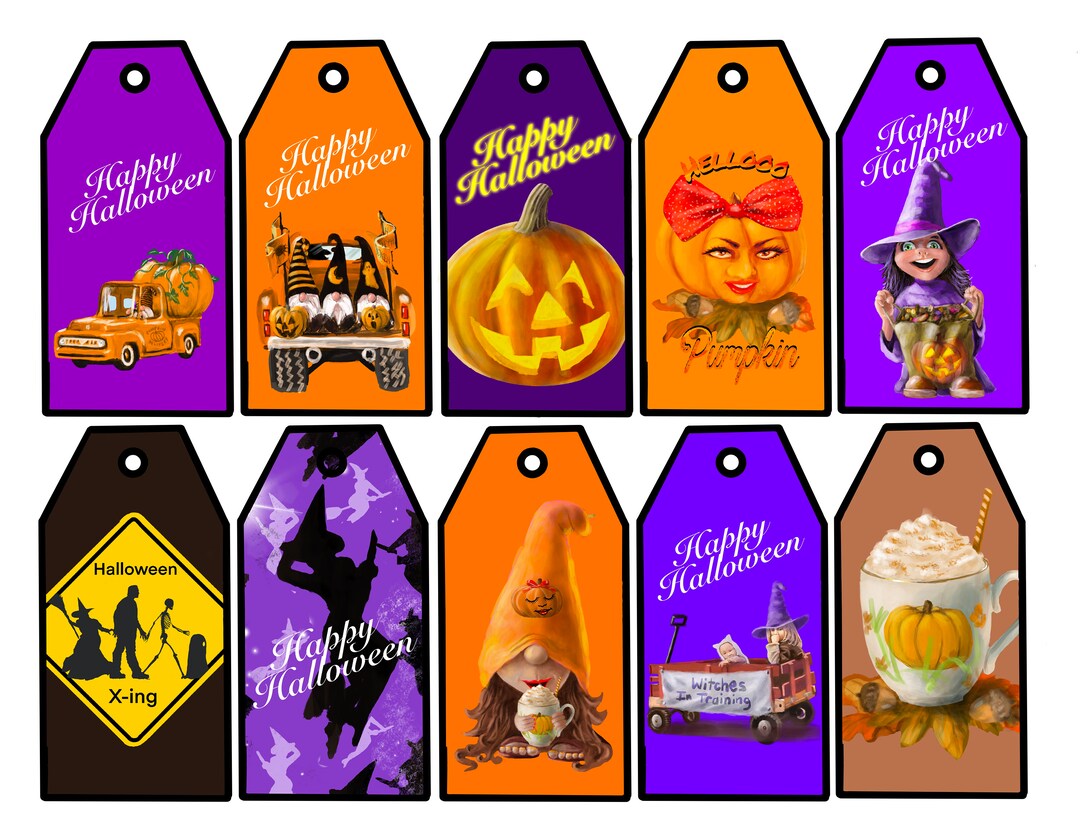 Halloween Tags Gift Tags For Halloween Printable Instant Etsy halloween-printable-gifts-tags-diy-by-sunshineinkstudio-on-etsy