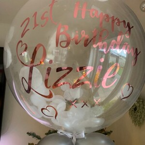 Ballon Personnalise Joyeux Anniversaire Papa Orbz Etsy