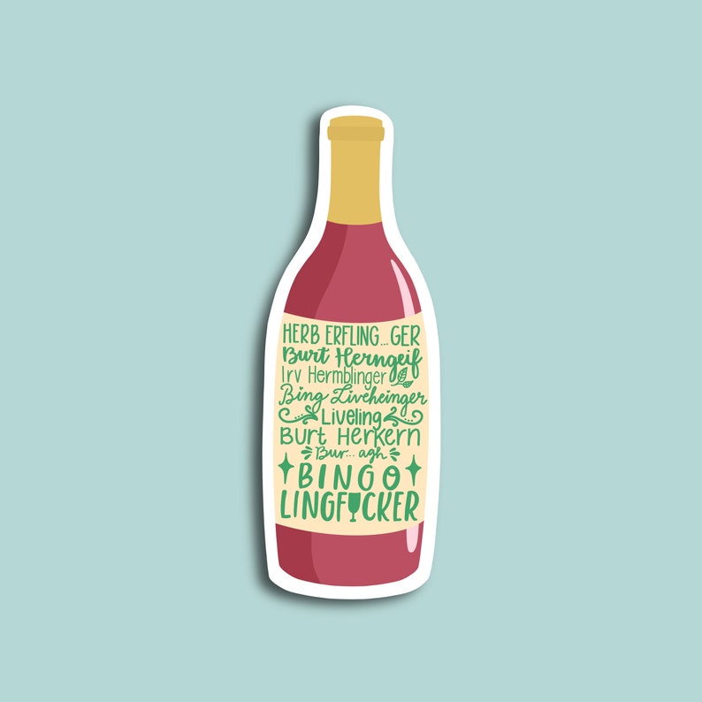 Schitt's Creek Sticker Herb Ertlinger Fruit Wine Moira Etsy