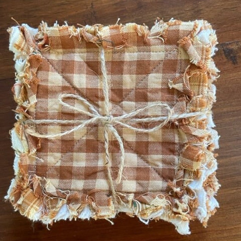 Homespun Mug Rugs - Etsy