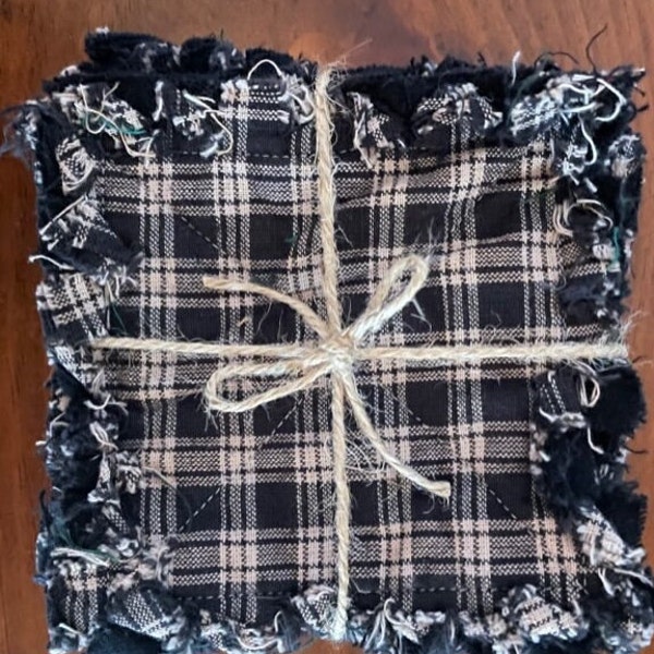 Homespun Mug Rugs - Etsy