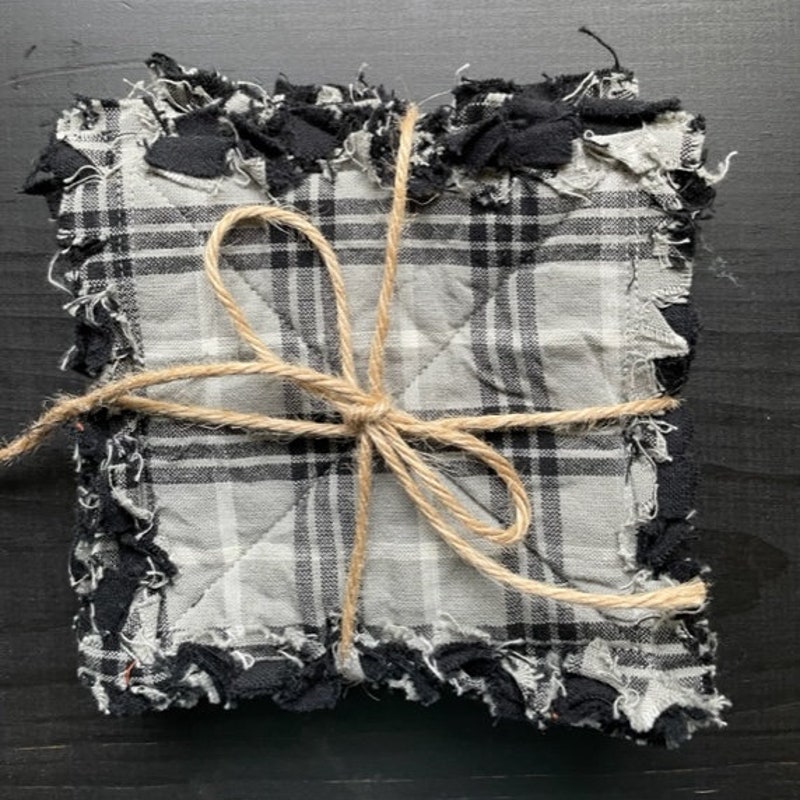 Homespun Mug Rugs - Etsy