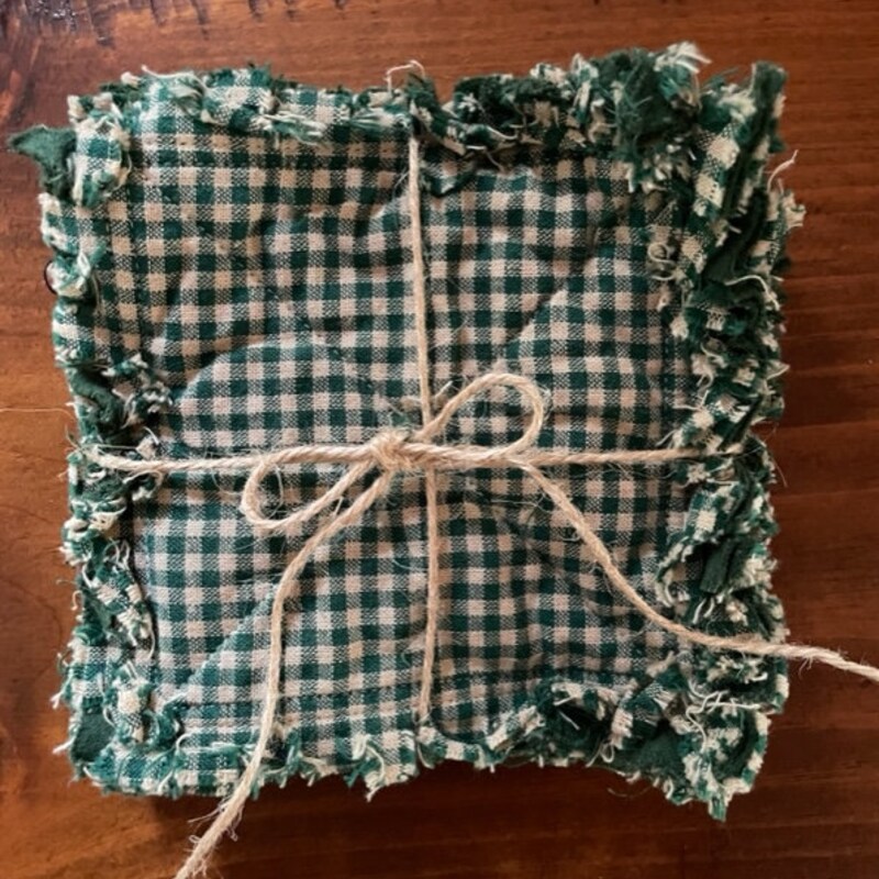 Homespun Mug Rugs - Etsy