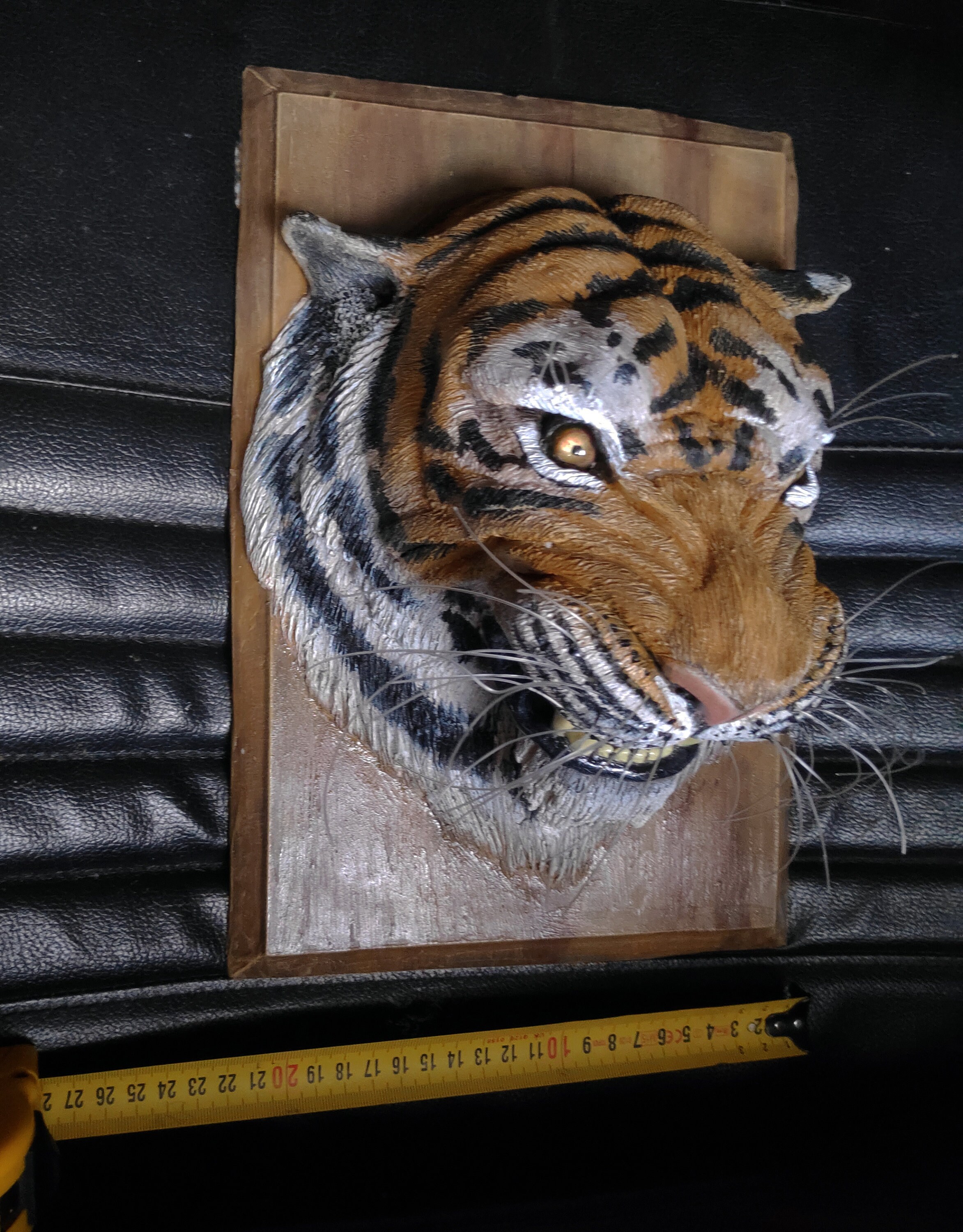 Tiger on the Wall Angry Tiger Tiger Wall Sculpture Tiger Etsy