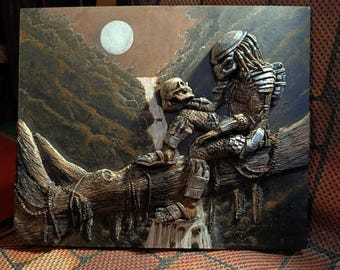 プレデターとオランダの肖像画 - Etsy 日本