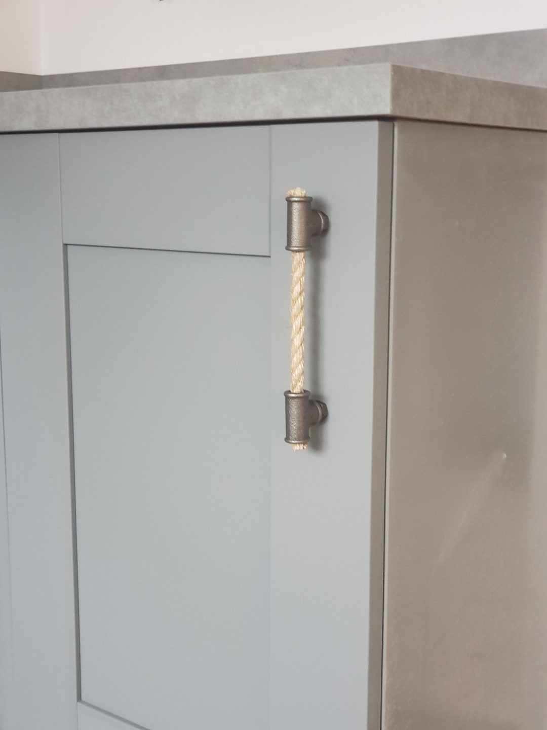 Linen Rope Pull Handle for Drawers and Doors Etsy