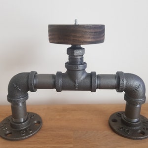Steampunk décor candle holder