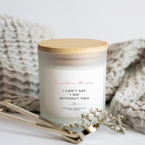 Personalized Bridesmaid Proposal Candle, Custom Bridesmaid Gift Candle, Wedding Party Candle, Gift for Bridesmaid, Candle with Name
