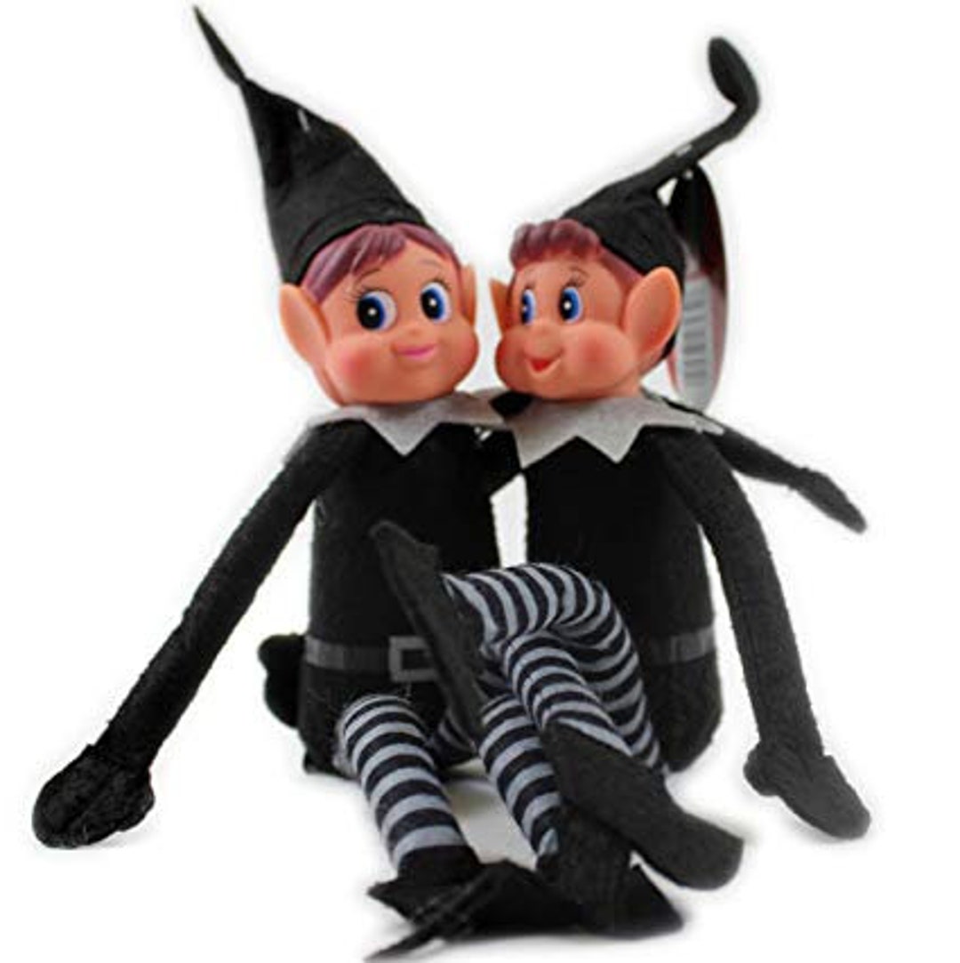 Elfo personalizzato in nero Elves Behavin Badly 12 inch Long Etsy Italia