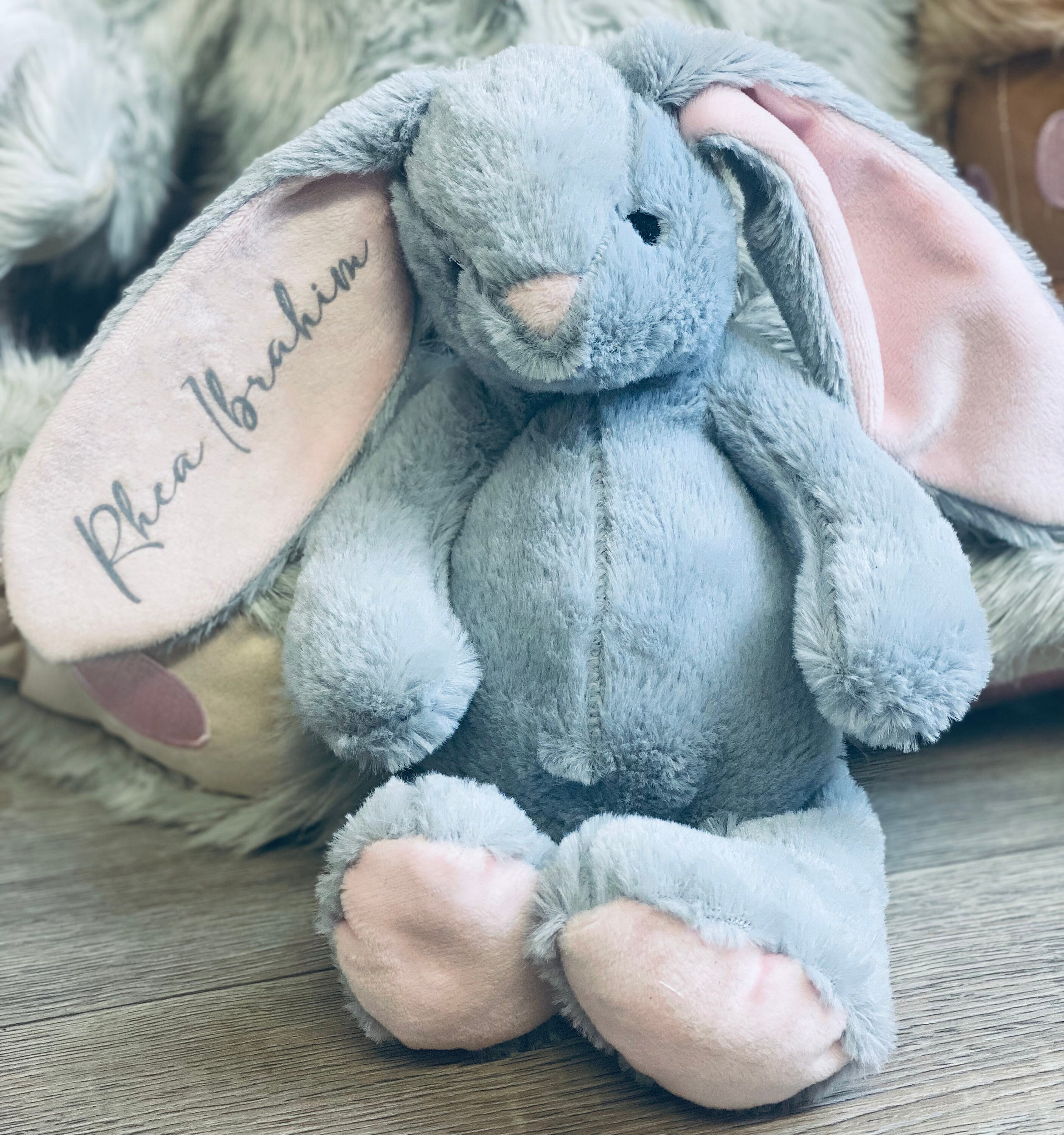 custom stuffed bunny