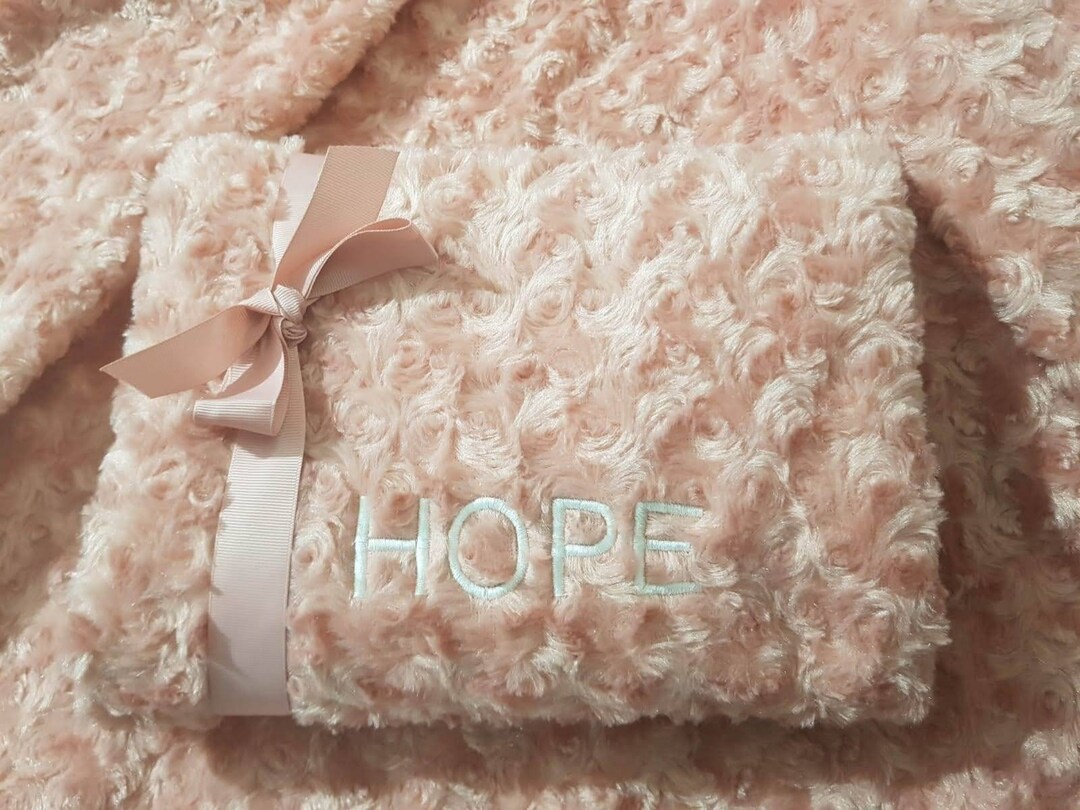 Baby Threads Pink Feathers & Rose Buds Blanket main image 0