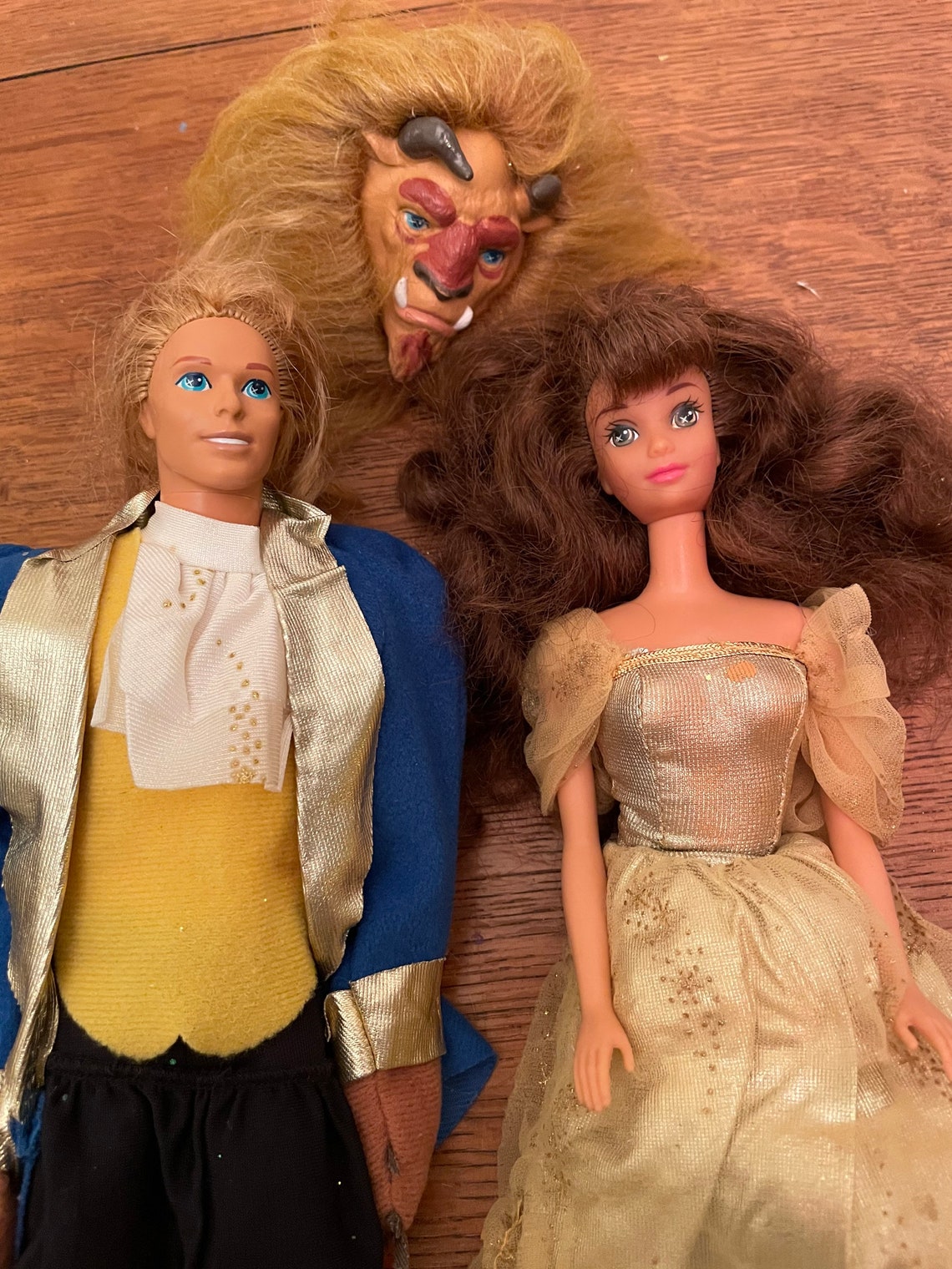 1991 Vintage Beauty and the Beast Barbie Set - Etsy