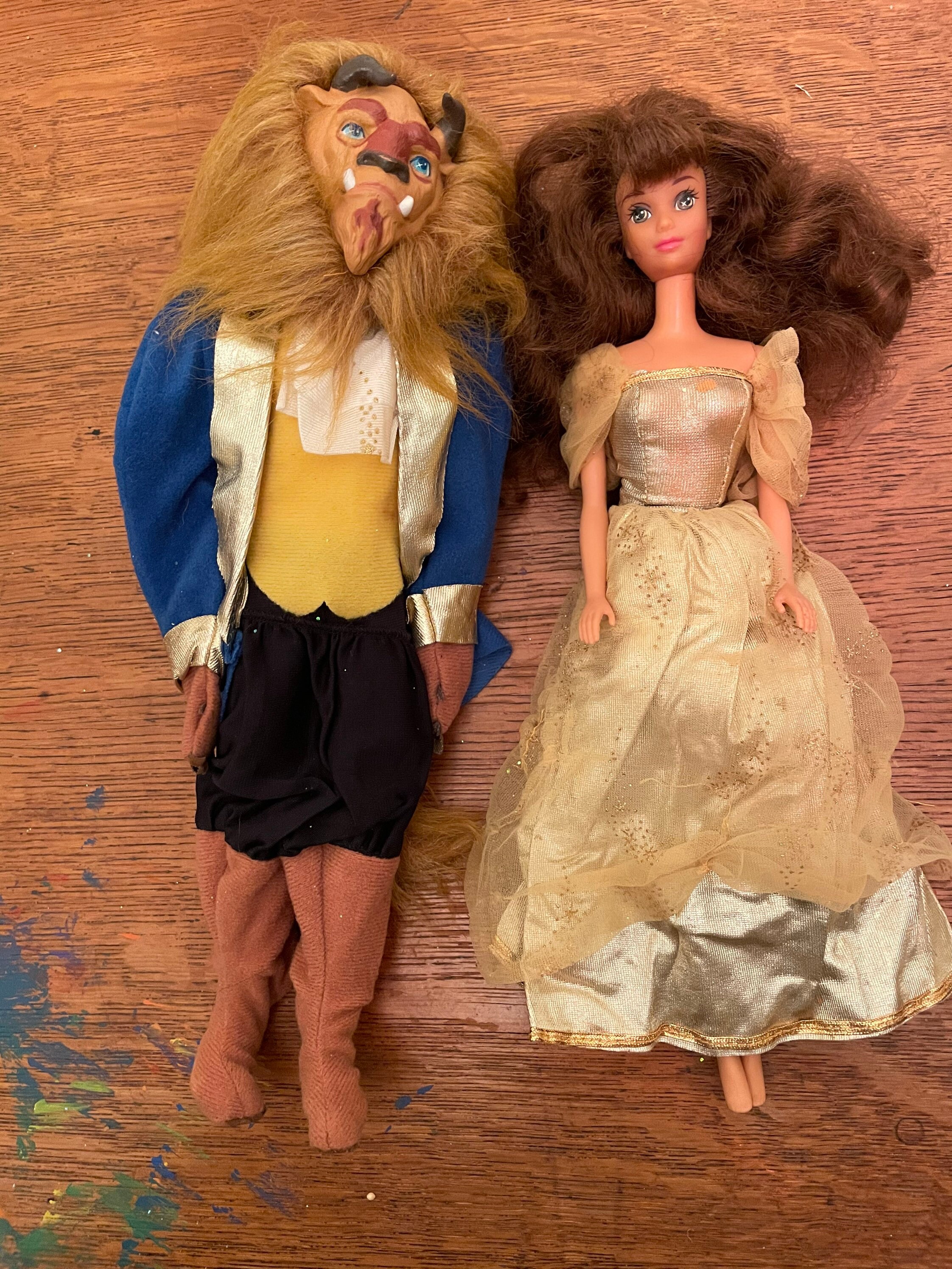 1991 Vintage Beauty and the Beast Barbie Set Etsy