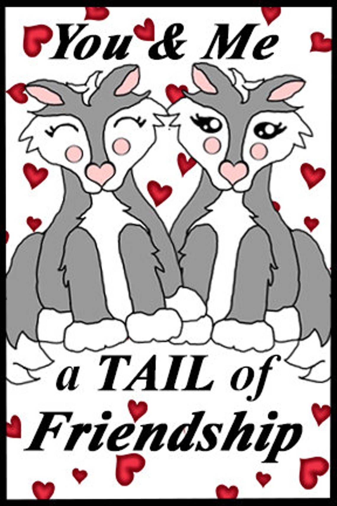 Wolf Valentines: Instant Download PDF - Etsy España