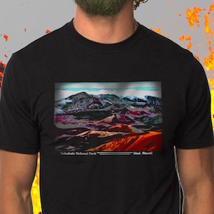 Hawaiian National park Tshirt | Hawaiian Shirt | Heleakaka volcano park | Maui Hawaii landscape | Hawaii tshirt | tourist island TShirt