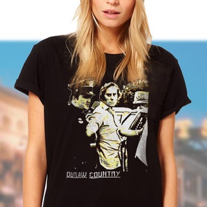 Outlaw Country T-Shirt: George Arrest Photo, Southern Rebel Tee