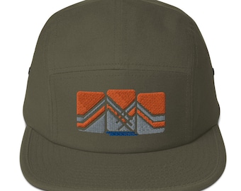 5 panel | Mountains and forest Outdoor hat | Camping Outdoor Cap | Fishing Cap | boyfriend hot Gift | Hiking Cap | Dad Gift | Outdoor Man
